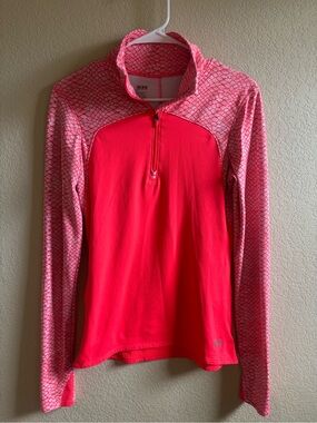 Under Armoir Pink Half-Zip Athletic Pullover